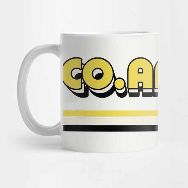 County Antrim / Retro Style Irish County Design by feck!